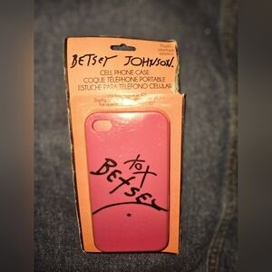 Vintage betsey Johnson cell phone case